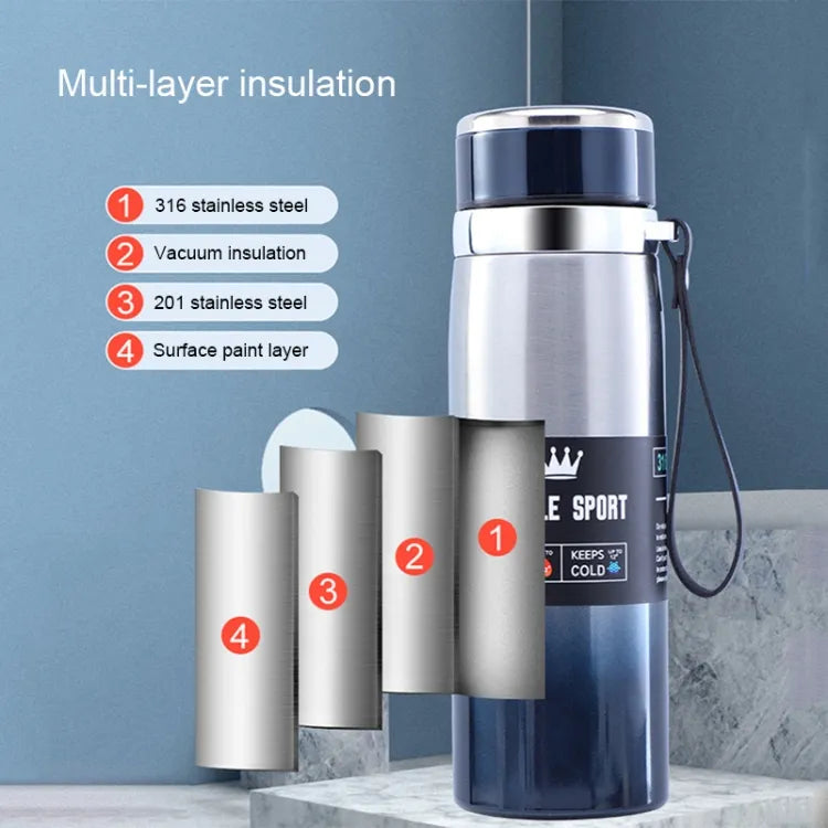 Drinkware Decor Water Bottle for Bike, Running, Cycling, Gym, Leak Proof Sports Water Bottles-1000ml