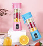 Drinkware Decor Portable Electric USB Juice Maker Juicer Bottle Blender Grinder Mixer, Rechargeable Bottle with 6 Blades
