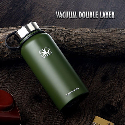 Drinkware Decor Vacuum Insulated Stainless Steel Water Bottle - Keeps Drinks Hot for 24 Hours, Cold for 12 Hours 27oz(800ml) - Sweat Proof Sport Design